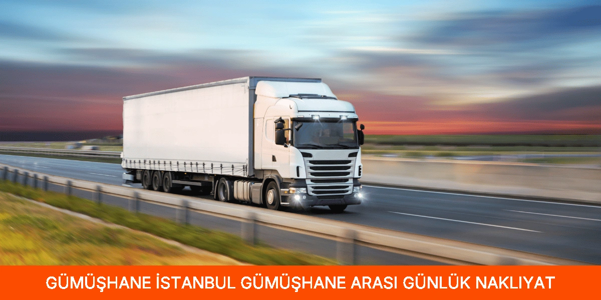 İstanbul Gümüşhane Arası Günlük Nakliyat